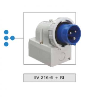 IP67 Watertight Inlet 16 AMP